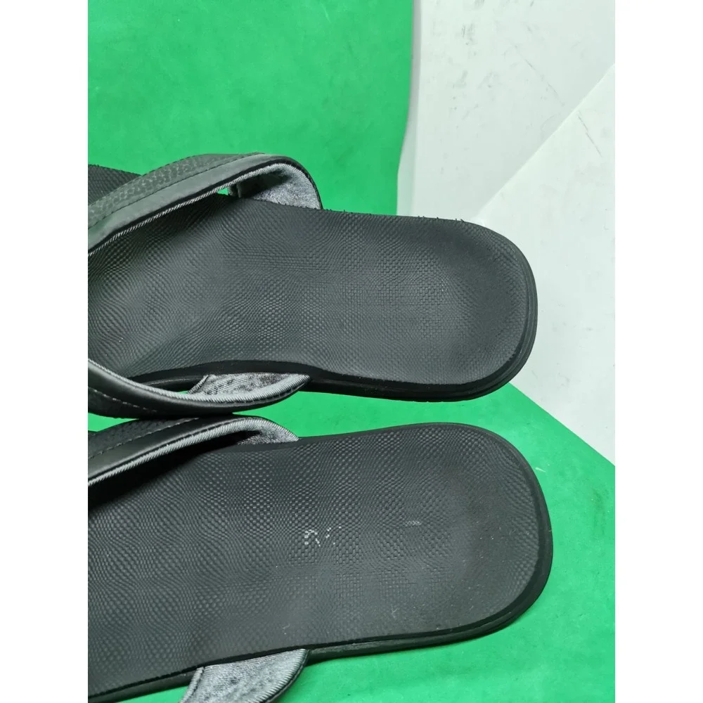 New Balance Womens W6090BK Flip Flop Thongs Comfort Black Size 11